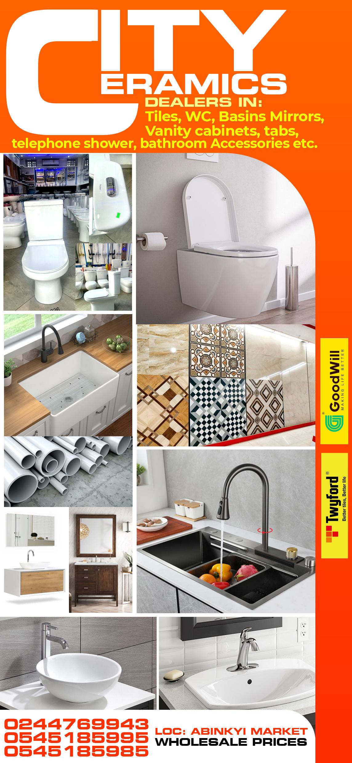 City Ceramics - Product Tract Design